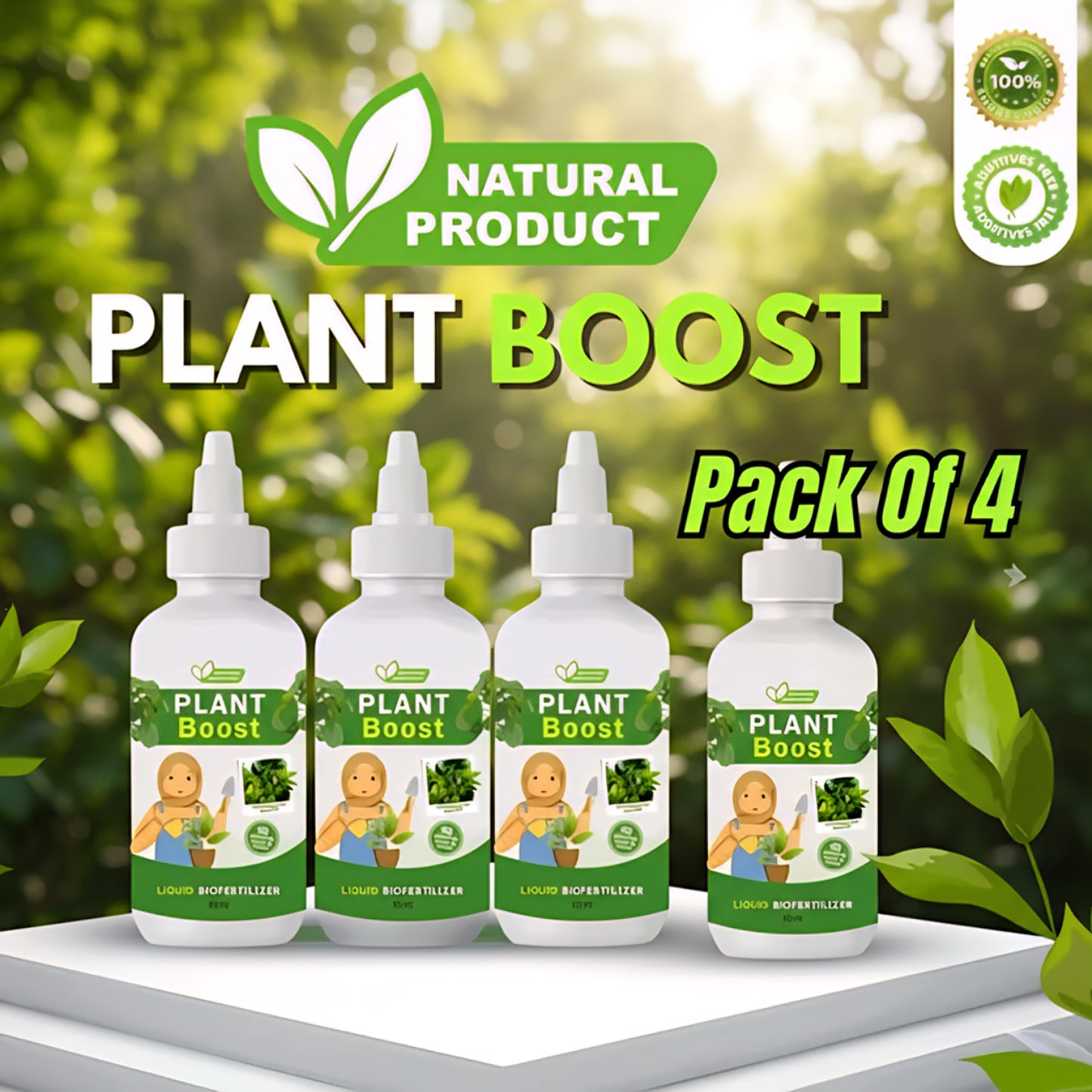 Plant Boost Liquid Biofertilizer (PACK OF 4)